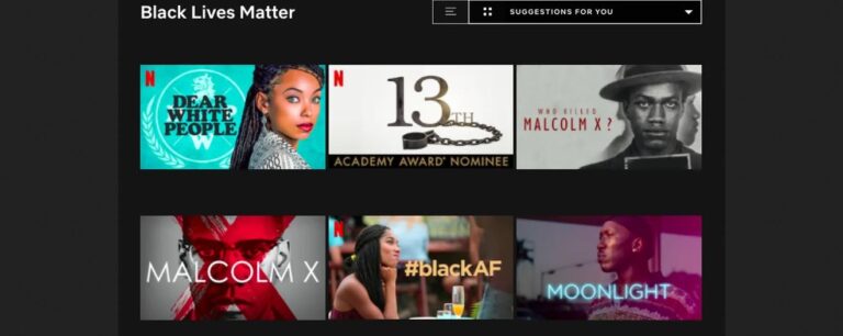 Su Netflix la nuova categoria “Black Lives Matter” sulla scia delle proteste per la morte di George Floyd